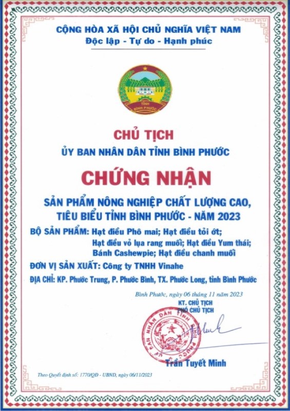 Chứng nhận